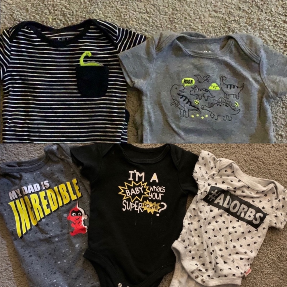 3-6 month onesies